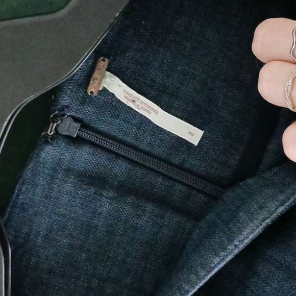 Free People Denim Wrap Dress in Blue - Picture 4 of 8